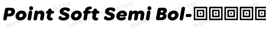 Point Soft Semi Bol字体转换